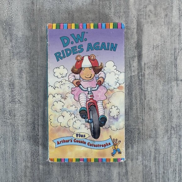 Arthur: D.W. Rides Again (VHS, 1998) PBS Kids Animated Video Tape Rare HTF - Picture 1 of 8